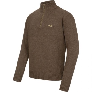 Pulover Vanatoare Blaser Wool HZ Dark Brown - Img 2