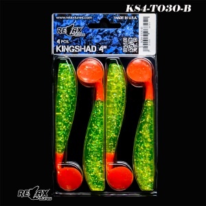 Relax King Shad 10cm Tail Blister, 9g, Culoare T030, Naluci Soft Jigging
