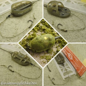 Rig Feeder Orange Series 1 Method Hair Rigs 10cm 15lbs Nr 10 - Img 6