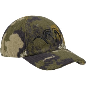 Șapcă tehnică de vânătoare din fleece Blaser Silence Cap în camuflaj Silence Camo cu logo Argali.