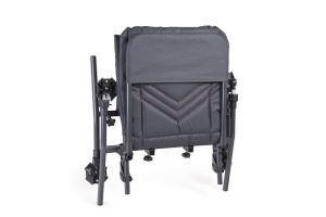 Scaun Mivardi TMX Feeder – Vizualizare șezut anatomic, picioare telescopice Ø25mm și structură compactă pentru transport facil