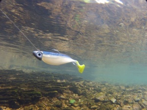 Shad Big Hammer Swimbaits Hand Poured 10cm Atomic Punk - Img 3