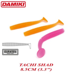Shad Damiki Tachi 8.5cm 8buc/plic 001DU (Silver Glow) - Img 2