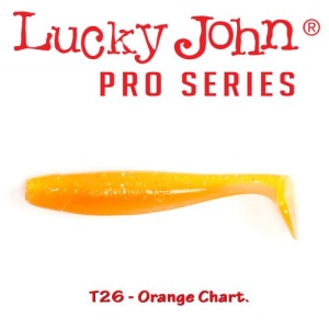 Shad Lucky John Minnow 11.1cm Orange Chart