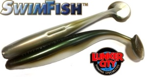 Shad Lunker City Swimfish 9.5cm 207 Chartreuse Shad - Img 2
