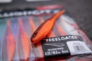 Rapala CrushCity Freeloader 10.5cm – shad pintail super sensibil, acțiune stabilă și naturală, ideal pentru vertical, darting, weightless și drop shot. 6 bucăți/plic.