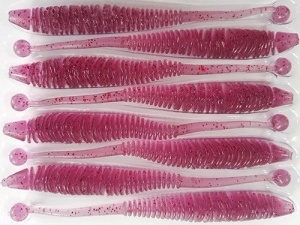 Shad Rapture Evoke Worm 10cm UV Purple 8buc plic