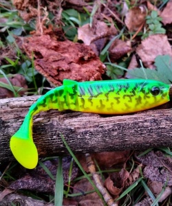 Shad Savage Gear Cannibal 8cm 5g Burbot Firetiger - Img 2