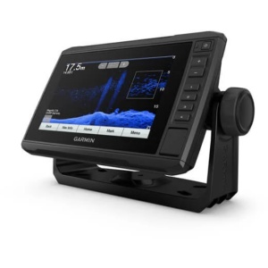 Garmin Echomap UHD 72CV chartplotter sonar de 7 inch cu traductor GT24 și ClearVü UHD pentru pescuit precis.