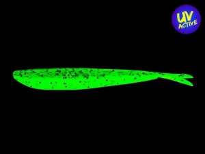 Split Tail Lunker City Fin-s Fish 12.5cm Fire Perch UV - Img 2