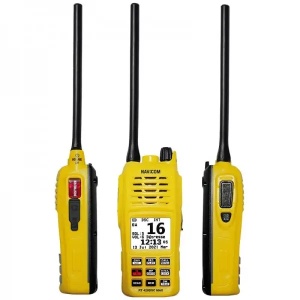 Statie VHF portabila Navicom RT420+ MAX 6W cu lanterna flashlight etanseitate IPX8 corp plutitor si baterie Li-Po 1700mAh.