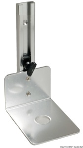 Suport sondă sonar barcă orizontal Osculati aluminiu telescopic reglabil 115mm