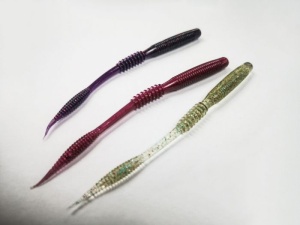 Vierme Owner Shiver Tail 11.5cm 10buc/plic 09 Black Grape - Img 5