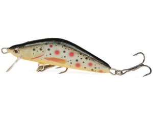 Vobler Hunter Ronin Pro 5cm 4g Sinking Trout Red White