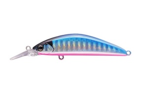Vobler Jackall Tricoroll GT 56MD-F 5.6cm 4.3g Flash Blue Background