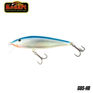 Vobler Kenart Twitching Glimer 8S 8cm 8g Hologram Blue