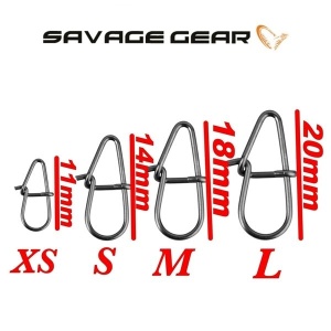 Agrafe Savage Gear Needle Egg Snaps 20buc/plic - Img 3