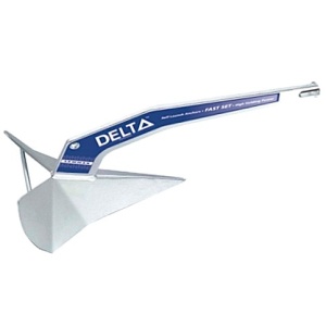 Anchoră Nautică Lewmar Delta din Oțel Galvanizat de Înaltă Rezistență, Auto-Îndreptare și Vârf Balastat, Modele 4kg – 63kg