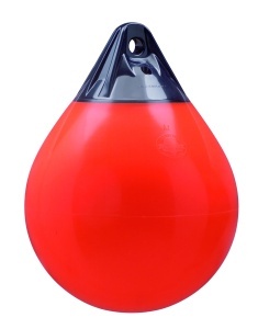 Balon Rotund Acostare și Semnalizare Portocaliu Polyform Seria A, Vinil Monobloc Heavy Duty, Valvă V10, Modele A1 – A6