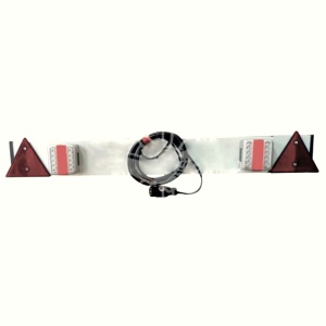 Bara PVC cu instalatie lumini LED remorca