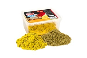 Benzar Rapid Pellet Pack 2 in 1 – pachet complet pentru method feeder cu micropelete și Particle Pasta, proporții perfecte fără umectare suplimentară, ideal pentru crap și caras.