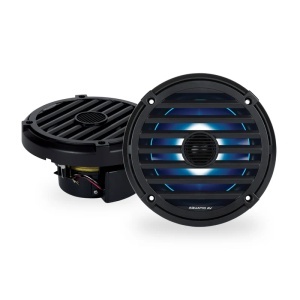 Boxe Marine Coaxiale Aquatic AV Elite EL424 6.5", Iluminare LED RGB, 4 Ohmi, 240W, Negre