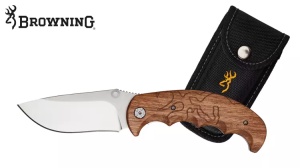 Briceag Browning Tom Skinner, Oțel 7Cr17MoV, Lemn de Măslin, 91mm
