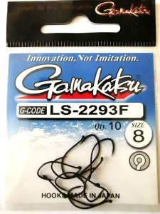Carlige Gamakatsu LS-2293F Eyed Black Nickel - Img 2