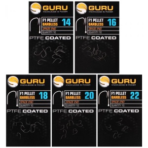 Carlige Guru F1 Pellet Barbless 10buc/plic - Img 4