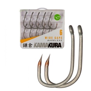 Carlige Korda Kamakura Wide Gape Barbless 10buc/cutie