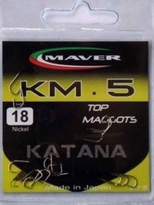 Carlige Maver IT Katana Seria Match KM5 Nickel 15buc/plic Top Maggot Nr16 - Img 2