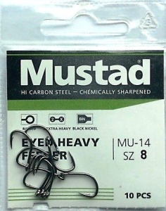 Carlige Mustad Eyed Heavy Feeder MU14 10buc/plic - Img 2