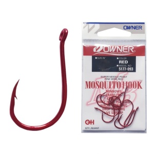 Carlige Owner 5177 Mosquito Hook Red - Img 2