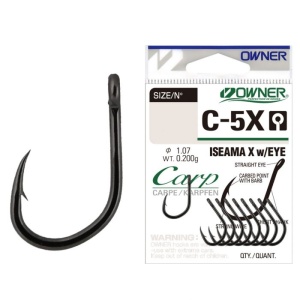 Carlige Owner C-5X Carp Iseama X With Eye Nr 1 - Img 2