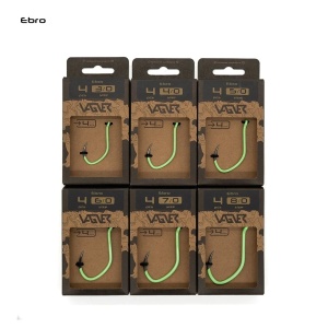 Cârlige Vagner Hook Ebro – Cel mai popular model de cârlig pentru somn, cu ochet sudat, strat luminescent și forță de neegalat pentru capturi trofeu