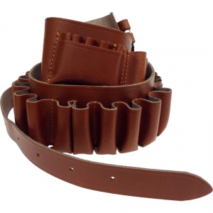 Cartusiera Piele Mixta Cu 20 Posturi Alica/10 Glont Calibrul 12