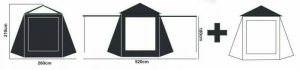 Cort Prologic Fulcrum Utility Tent & Condenser Wrap 260 x 210cm - Img 5