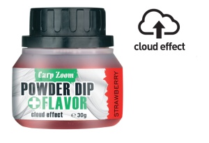 Dip Pulbere Carp Zoom Flavor – Transformă-ți momeala într-o bombă de atracție vizuală și olfactivă cu efect de nor.