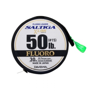Fir Fluorocarbon Daiwa Saltiga X-Link Fluorocarbon Leader 30m - Img 2