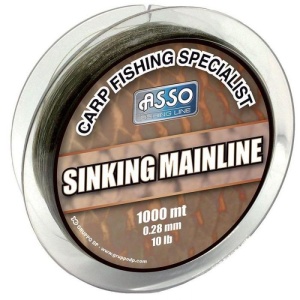 Fir Monofilament Asso Sinking Mainline Brown 1000m