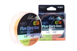 Fir Monofilament CEX Neo Fluo Carp Duo Yellow-Orange 300m