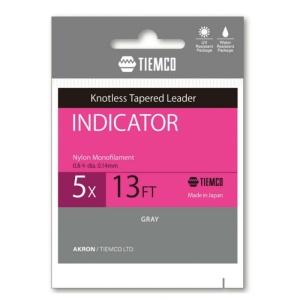 Fir monofilament inaintas FLY TIEMCO INDICATOR TAPERED LEADER 13ft 6X