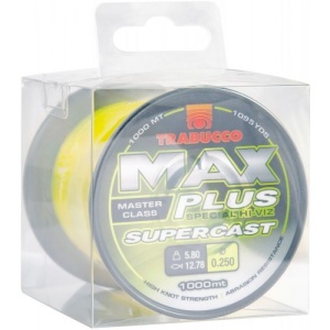 Fir Monofilament Trabucco Max Plus Line Supercast Yellow 1000m - Img 5