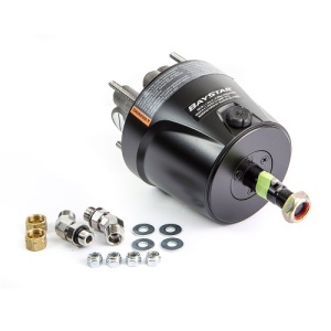 Kit complet de guvernare hidraulică BayStar SeaStar pentru motoare de până la 150 CP – Pachet premium de origine Canada/SUA, include pompă frontală, cilindru compact, ulei și furtunuri hidraulice de 6.1m.