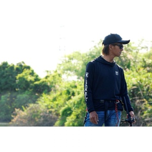 Hanorac Jackall Dry Light Hoodie Gray M - Img 5