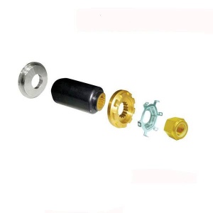 Hub elice Solas Rubex RBX-100 din cauciuc pentru motoare Evinrude, Johnson, BRP si OMC Cobra
