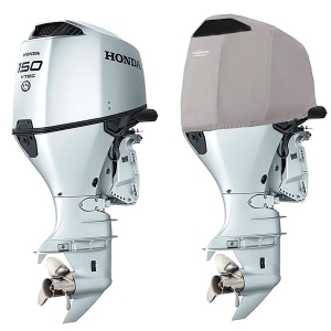 Husa Cap Motor Honda Ventilata Oceansouth, Motor 4 Cilindri 115-140-150 CP, An 2022-Prezent, Gri