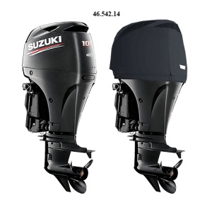 Husa Cap Motor Suzuki Ventilata Oceansouth, Motor 4 Cilindri DF100/115/140 CP, An 2012-Prezent, Neagra