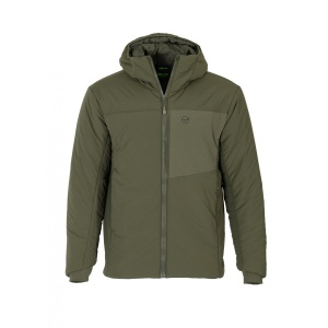 Jachetă pescuit bărbați Korda Hooded Insulated Dark Olive