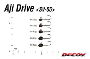 Jig Decoy SV-55 Aji Drive Nr.8 5buc/plic - Img 2